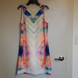 BNWT Finders Keepers watercolor Mini dress